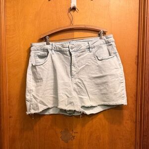Ava and viv Light Blue Denim Cutoff Women's Shorts
